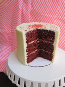 Red Velvet Moist red velvet cake with classic cream cheese frosting.