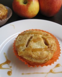 Mini Apple Pies The flakiest and most buttery pie crust filled with apples, oat crumble and salted caramel.