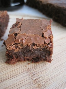 Brownies Decadent dark chocolate brownies made with the highest quality chocolate.