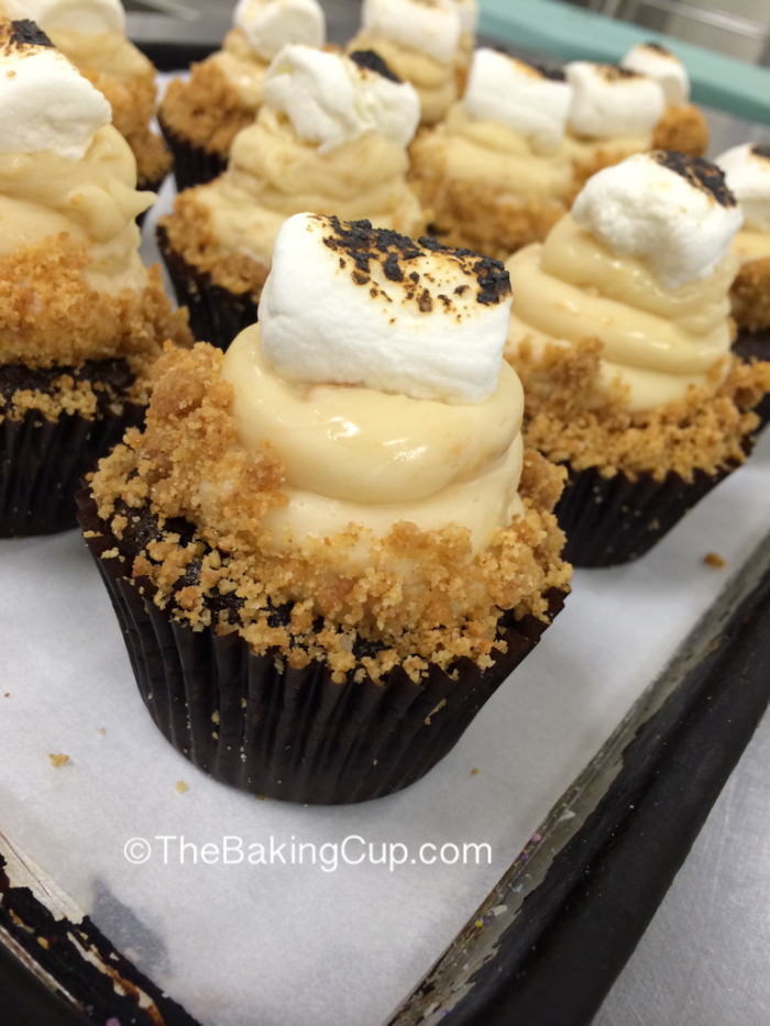 The Baking Cup's S'mores Cupcakes