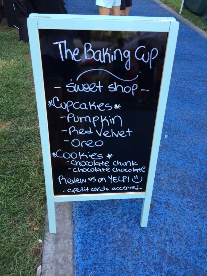 The Baking Cup Menu Board